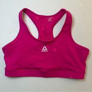 Reebok Women's Fuchsia Sports Bra